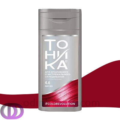 شامپو رنگ تونیکا قرمز یاقوتی شماره 4.6  RUBY RED