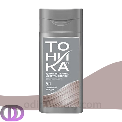 شامپو رنگ تونیکا بلوند پلاتینه شماره 9.1 رنگ Platinum Blonde