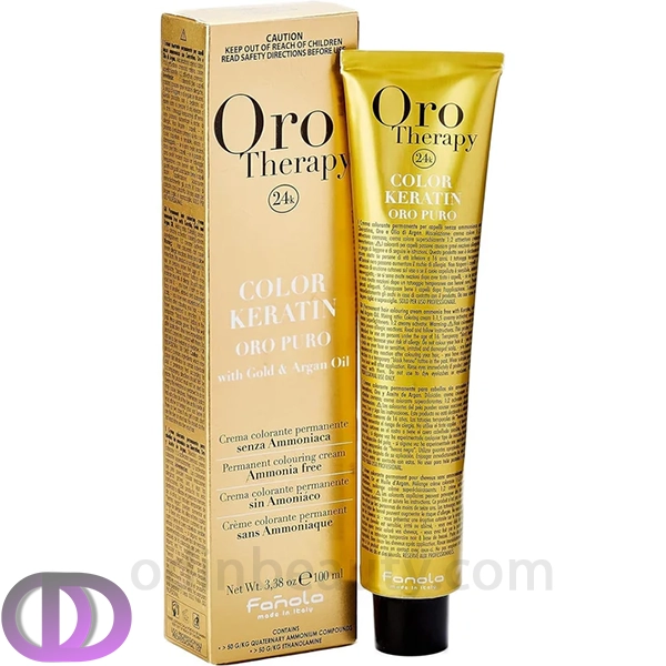 رنگ موی فاقد آمونیاک اورو تراپی oro therapy