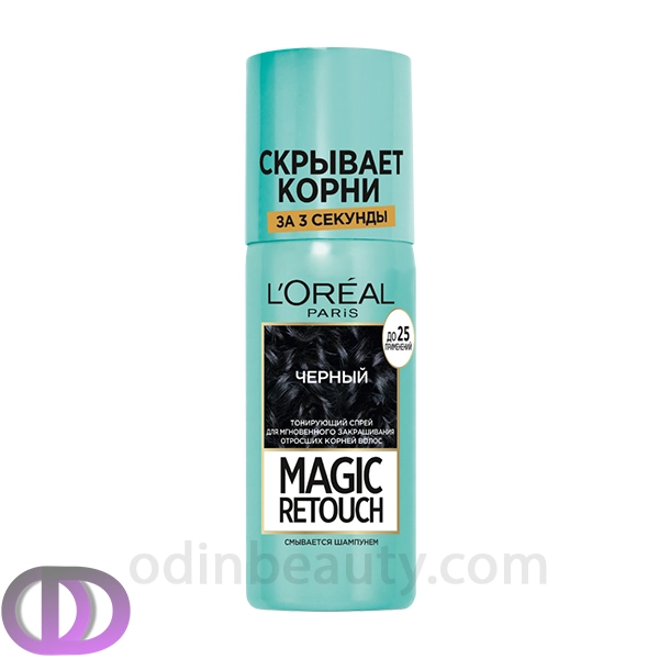 اسپری رنگ ریشه اورال L’Oréal – رنگ مشکی 75 میل