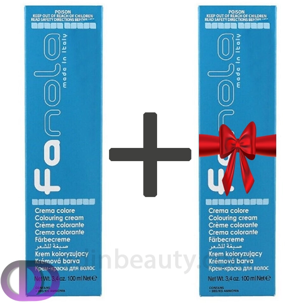 رنگ موی فانولا ایتالیایی شماره 3.6 یک رنگ فانولا 3.6 هدیه بگیرید حجم 100 میل