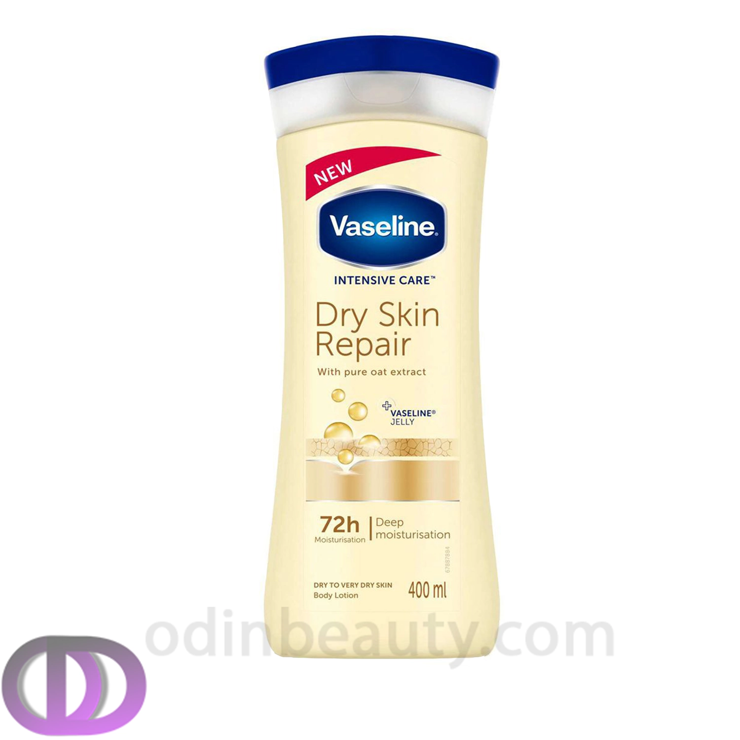 لوسیون بدن وازلین زرد Dry Skin Repair 72h ( عصاره جو دو سر )
