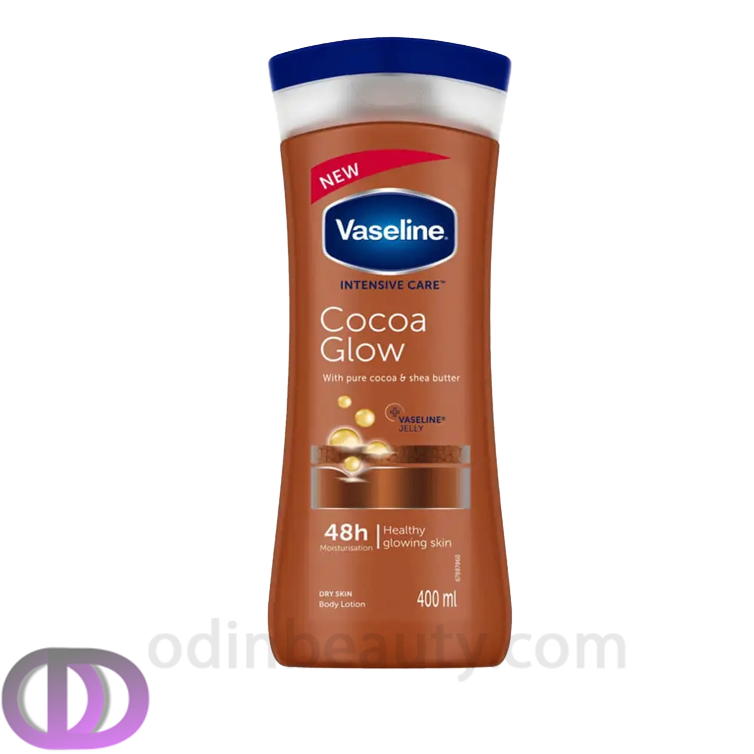 لوسیون بدن وازلین شکلاتی COCOA GLOW 48h ( عصاره کاکائو و شی باتر )