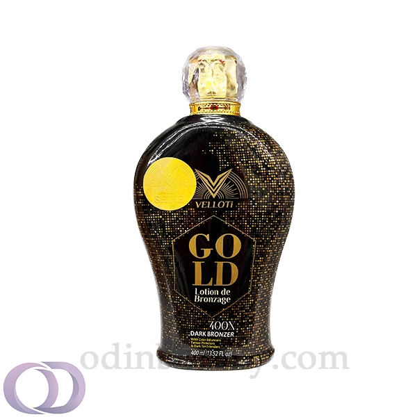 لوسیون سولاریوم و آفتاب ولوتی VELLOTI مدل گلد شاین دار  GOLD SHINE حجم 400 میل و 250 میل