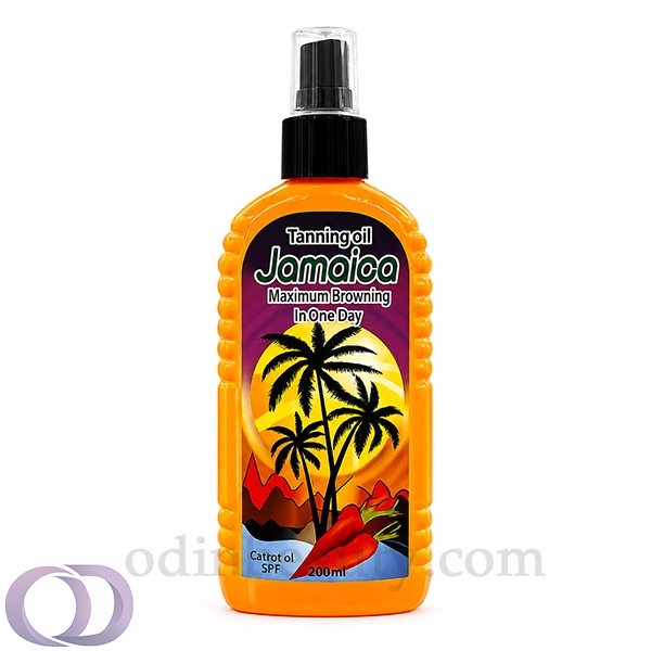 روغن برنزه کننده جامائیکا Jamaica هویج مدل Carrot Oil حجم 200 میلی‌لیتر
