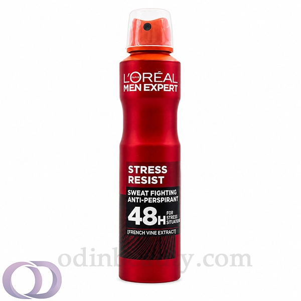 اسپری ضدتعریق مردانه لورآل LOREAL مدل STRESS RESIST حجم 250 میلی‌لیتر