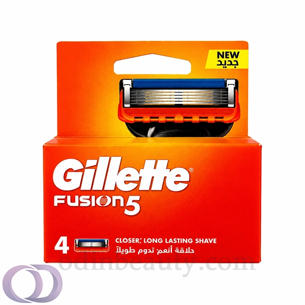 تیغ یدک ژیلت Fusion5 بسته 4 عددی | اصلاحی نرم، دقیق و ماندگار