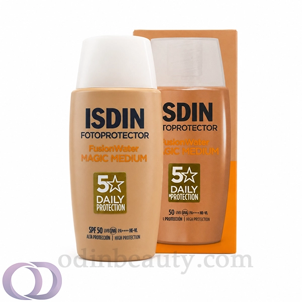 ضدآفتاب رنگی ایزدین ISDIN مجیک مدیوم SPF 50 Magic Medium