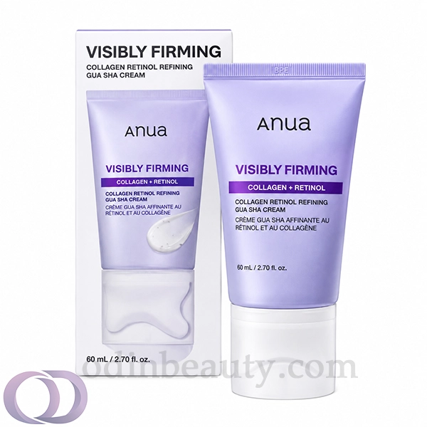 گواشا آنوا Anua کرم ضد چروک و جوانساز حاوی Collagen + Retinol کلاژن و رتینول