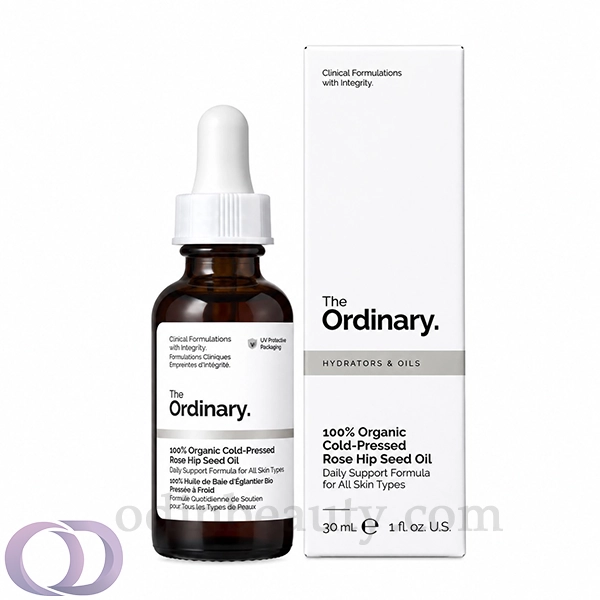 روغن دانه گل رز هیپ ارگانیک و پرس سرد اوردینری ؛ تغذیه، نرمی و درخشش طبیعی پوست The Ordinary